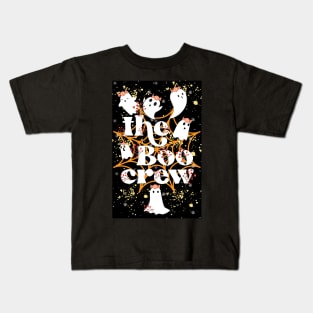 'The Boo Crew' cute halloween ghosts Kids T-Shirt